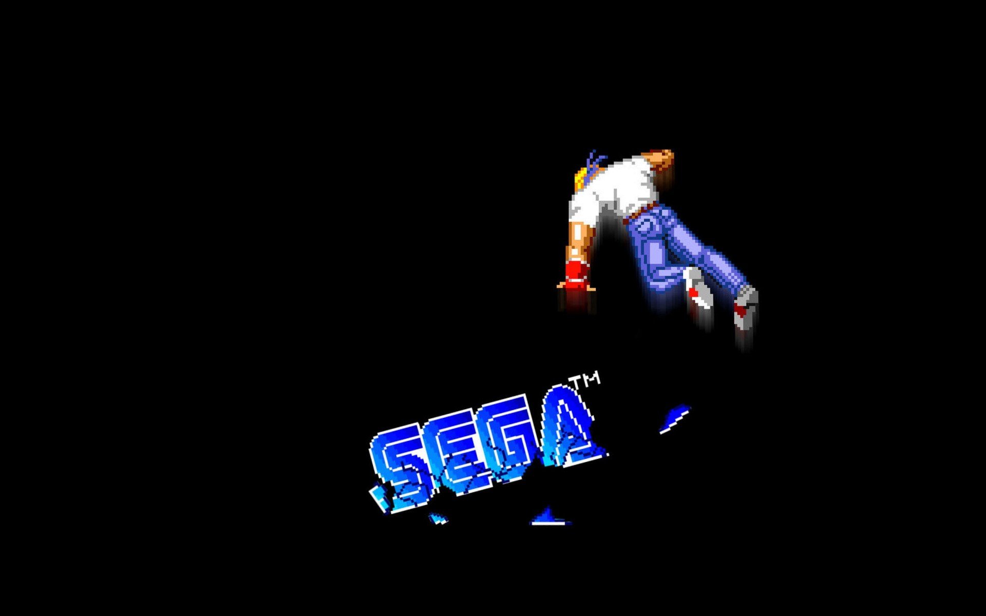 Sega, Streets of Rage, Simple background, 16 bit, Axel Stone Wallpaper