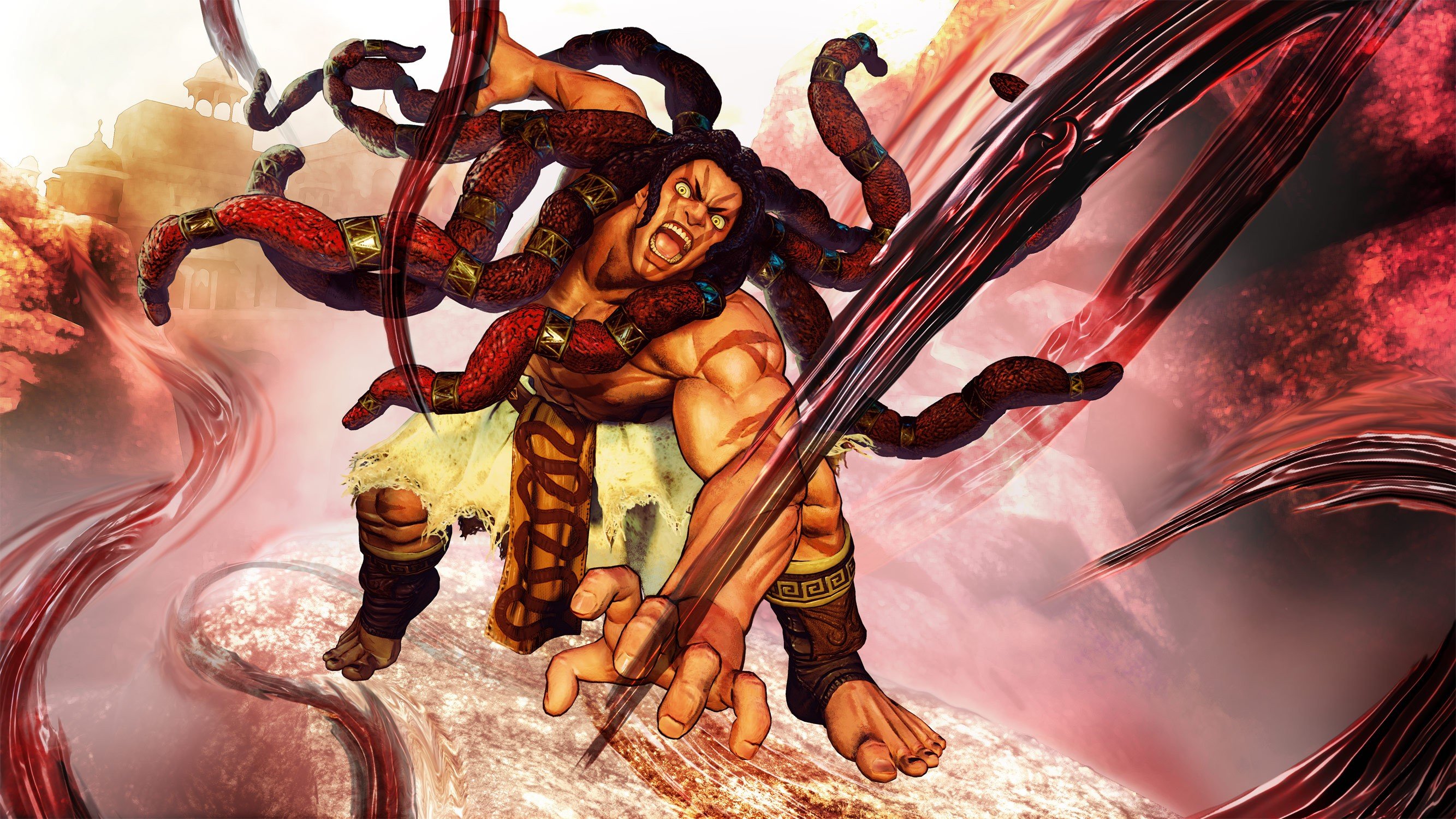 Street Fighter V, Necali, PlayStation 4, Shirtless Wallpaper