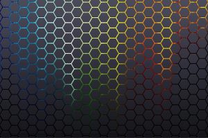 hexagon, Multi color