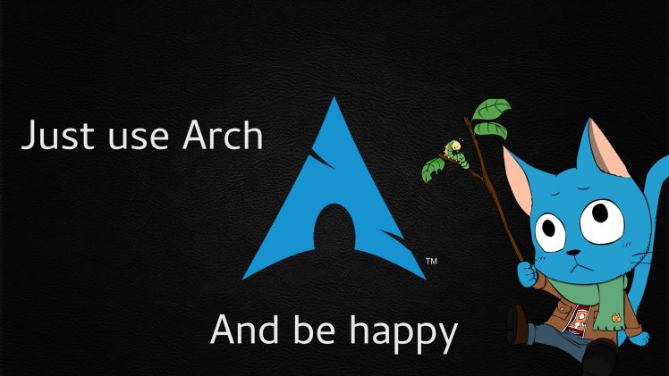 Arch Linux, Fairy Tail HD Wallpaper Desktop Background