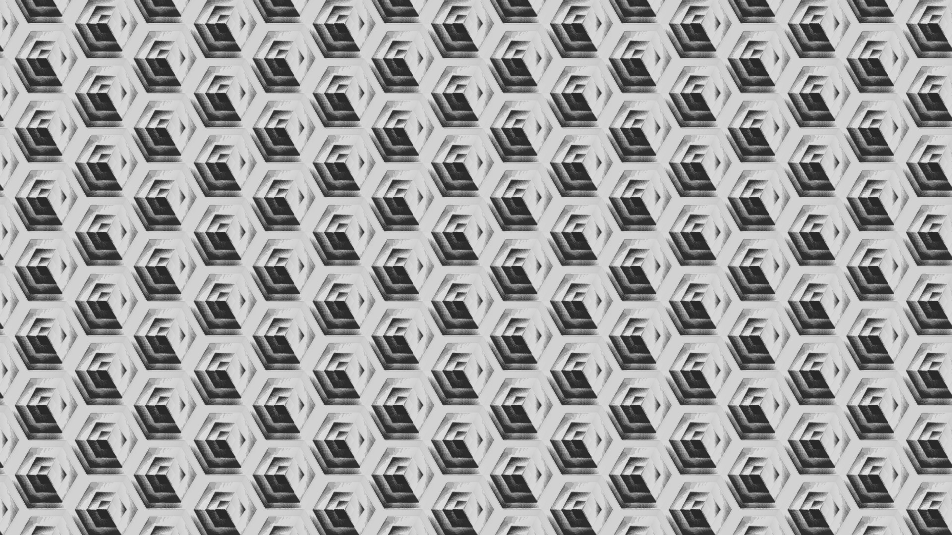 black, White, Cube, Square, Tile, Mirrored Wallpaper