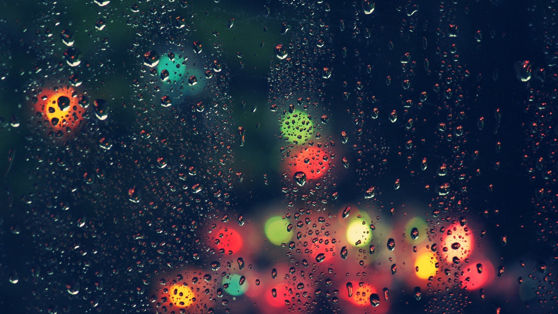 bokeh, Blurred, Depth of field, Lights, Water drops, Glass, Night,  Transparency, Rain, Water on glass Wallpapers HD / Desktop and Mobile  Backgrounds