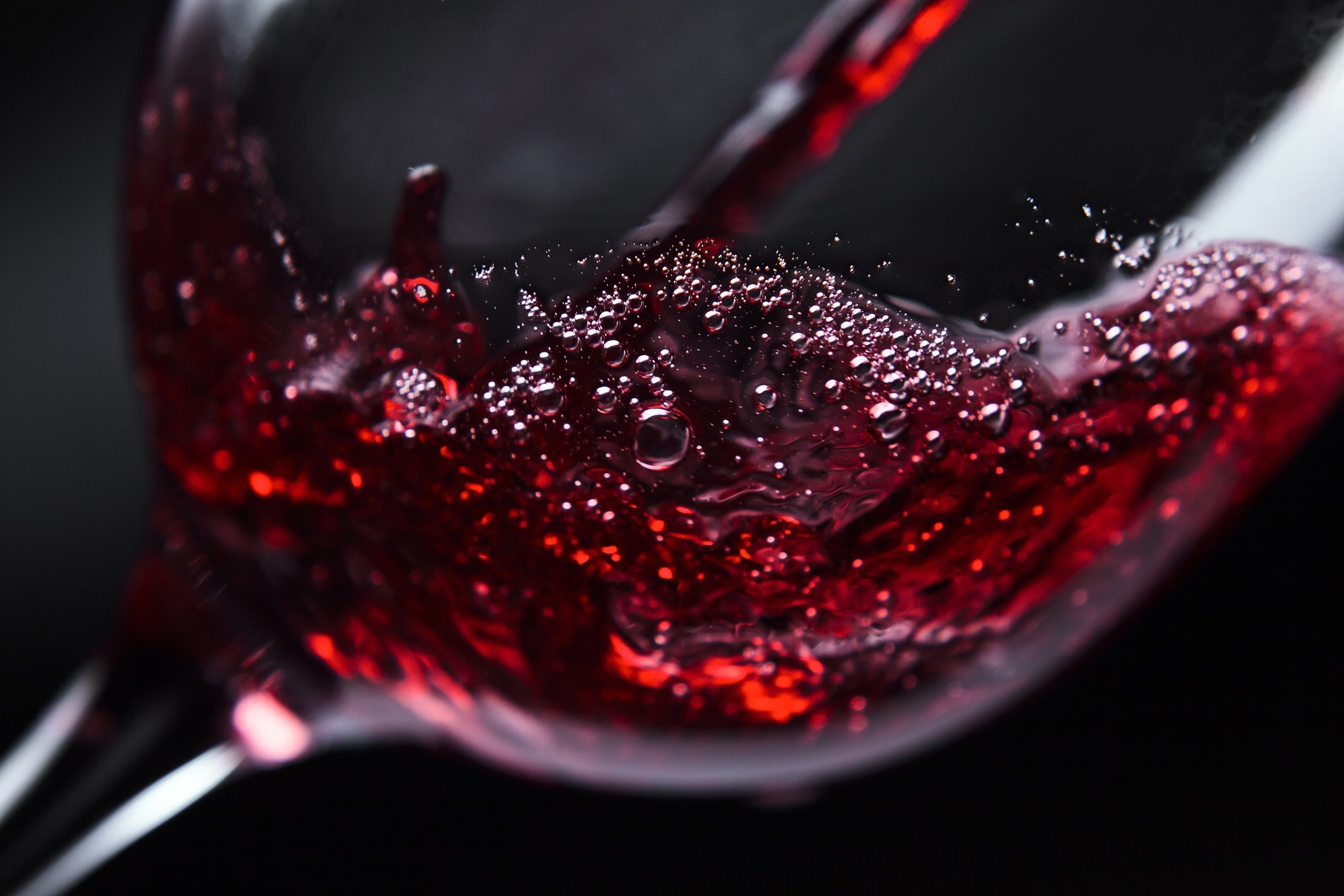 drinking glass, Wine, Macro Wallpaper