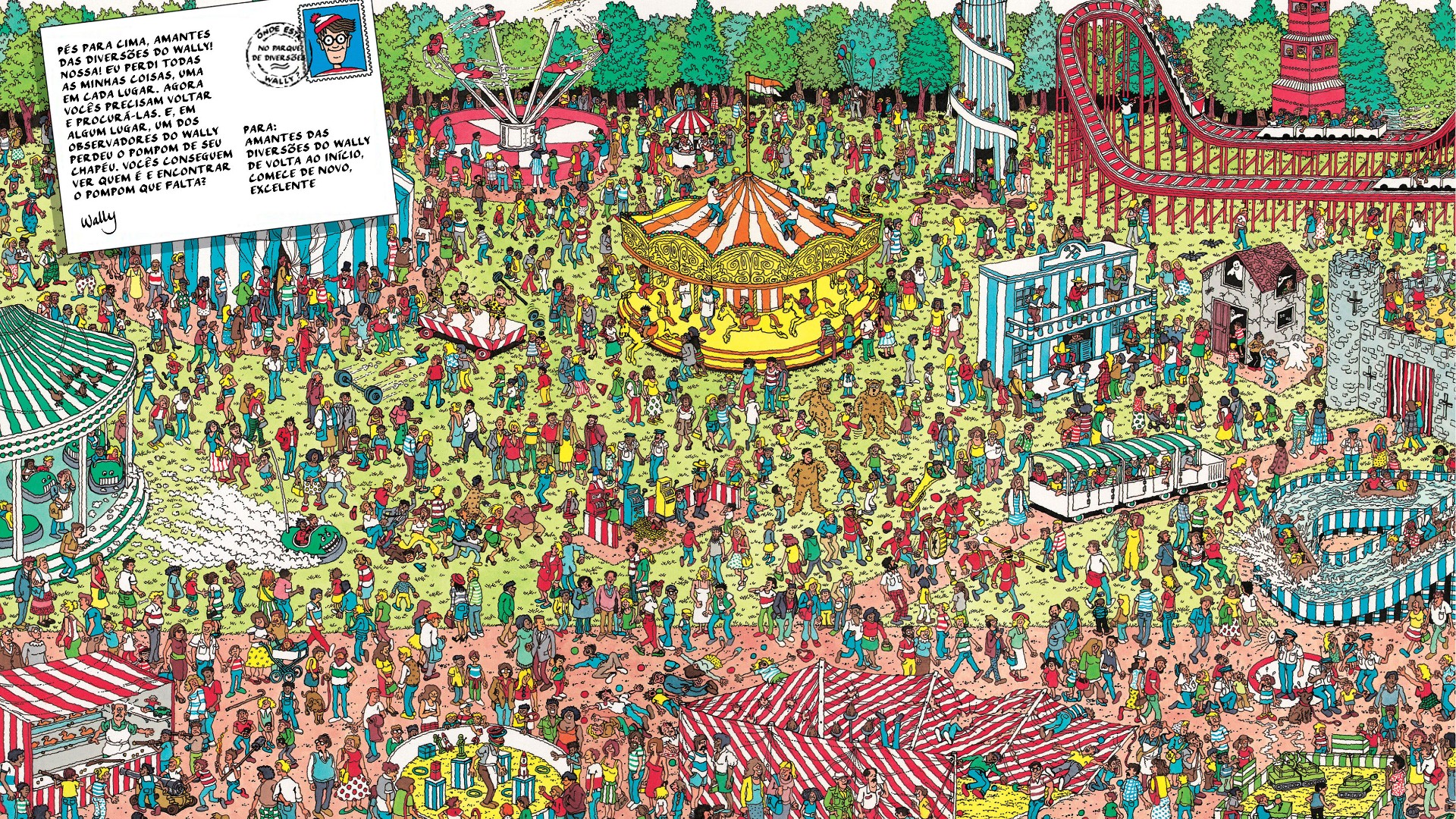 Waldo, Puzzles Wallpaper