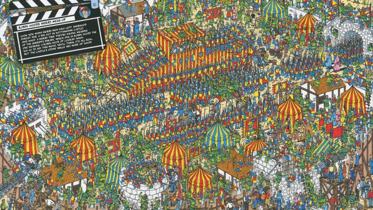 Waldo, Puzzles HD Wallpaper Desktop Background