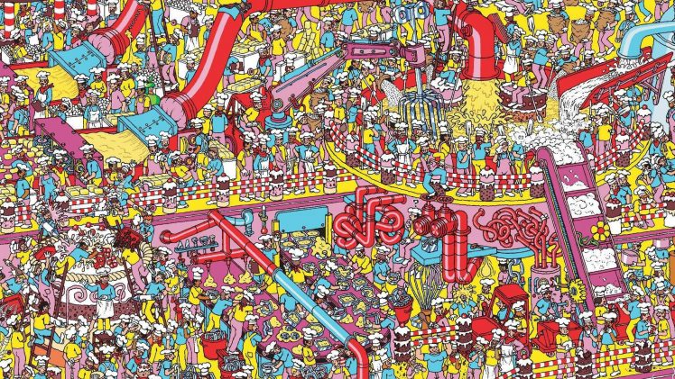 Waldo, Puzzles, Detailed HD Wallpaper Desktop Background