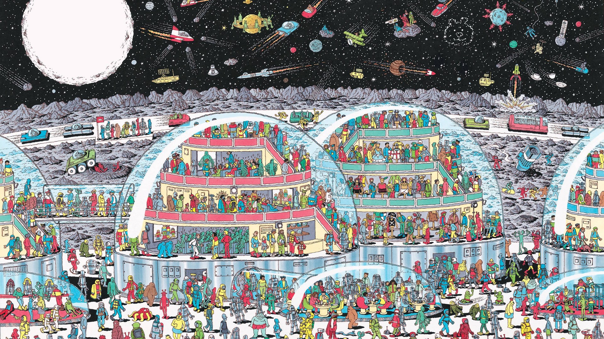 Waldo, Puzzles Wallpaper