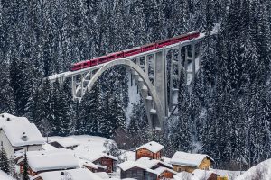 train, Bridge, Switzerland