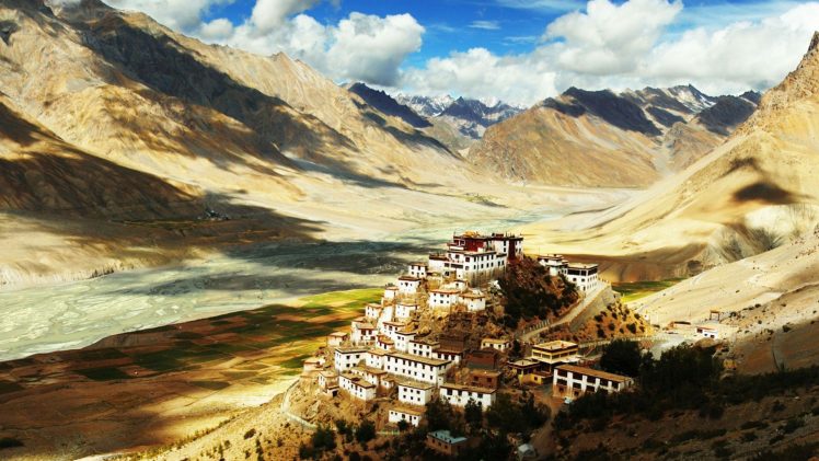 Tibet, Monastery, Himalayas HD Wallpaper Desktop Background