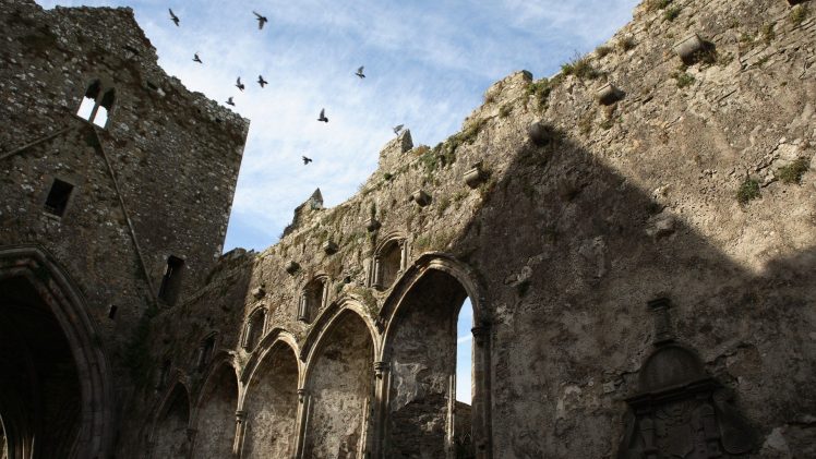 church, Abandoned, Ireland, Cathedral, Rock of Cashel HD Wallpaper Desktop Background