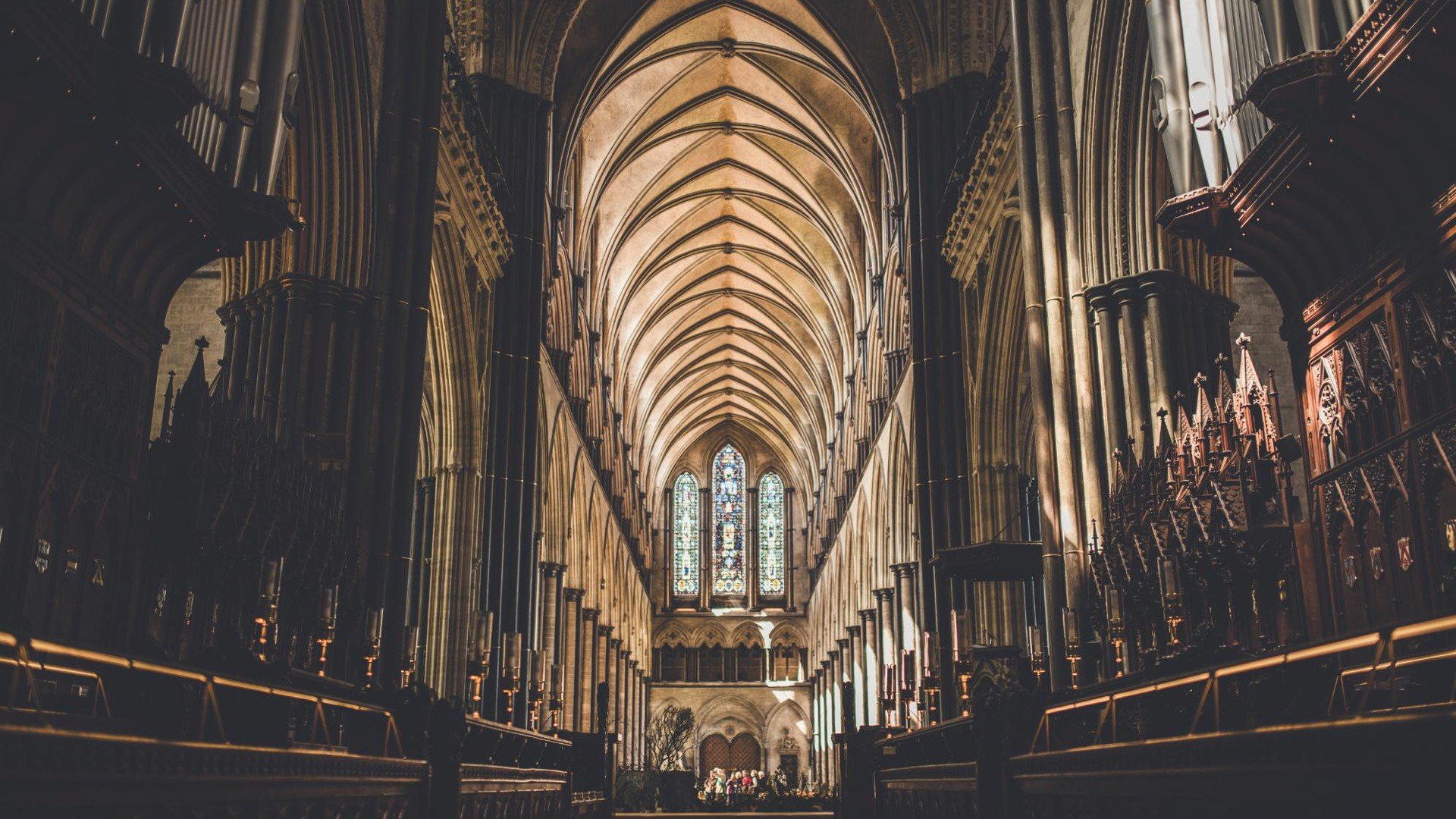 cathedral, Church, Salisbury Wallpaper