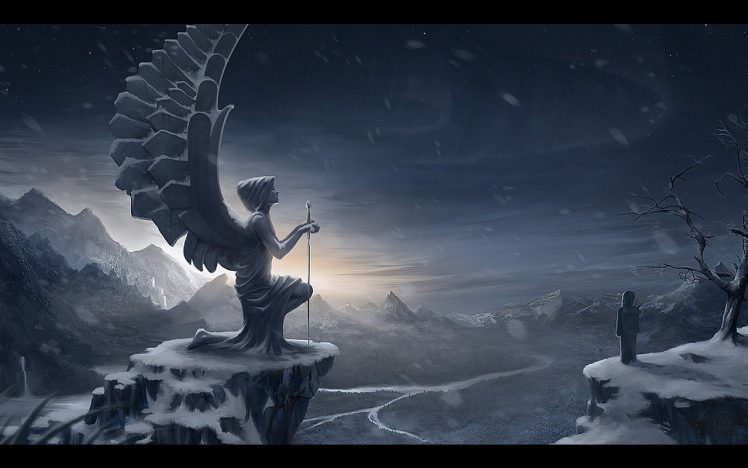 wings, Angel HD Wallpaper Desktop Background