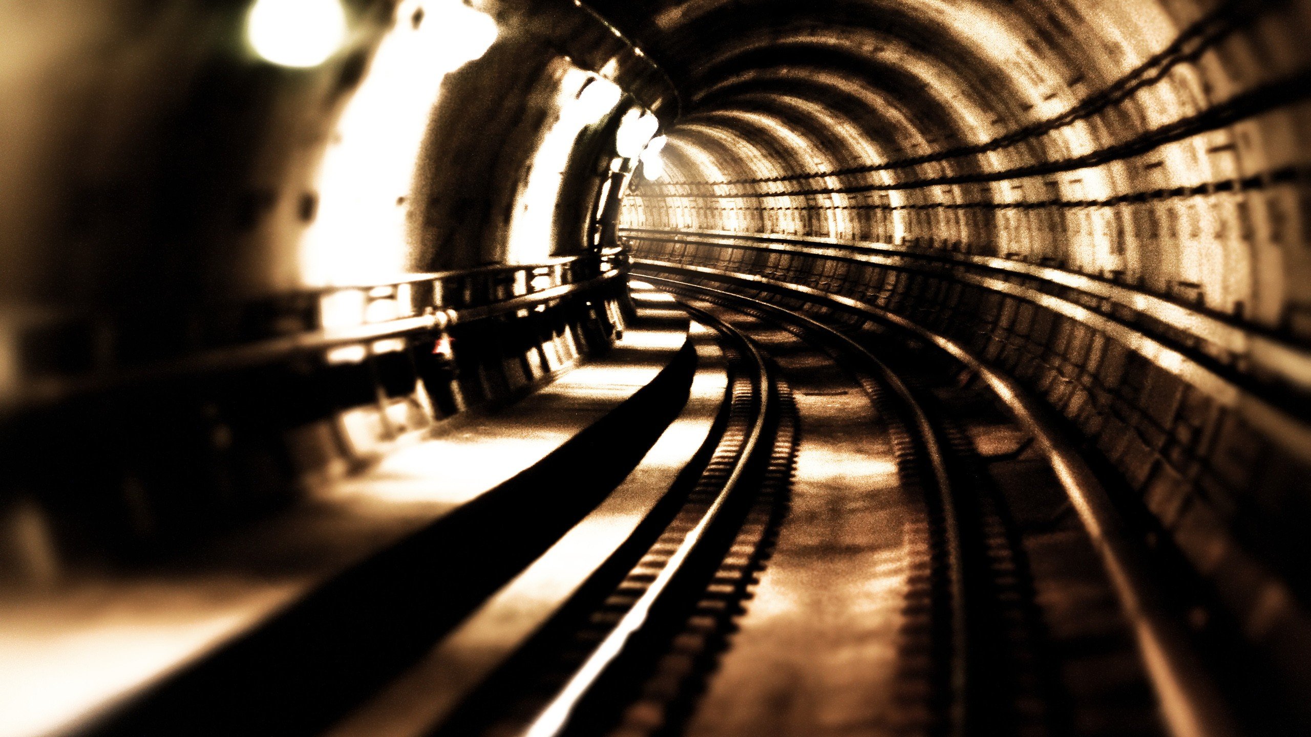 tunnel, Subway Wallpaper