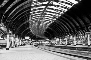 train station, York, England