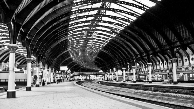 train station, York, England HD Wallpaper Desktop Background