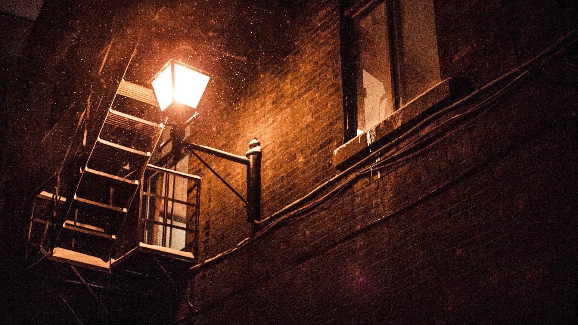 photography, Street, Street light, Snow Wallpaper