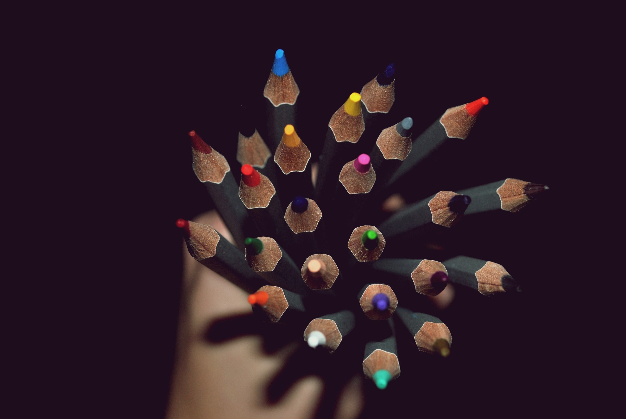 colored pencil Wallpaper