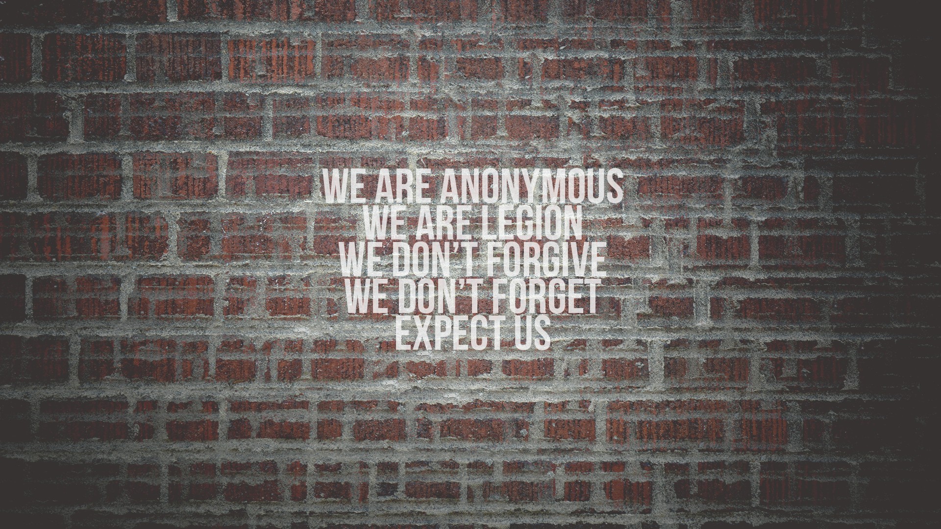 Anonymous, Text Wallpaper