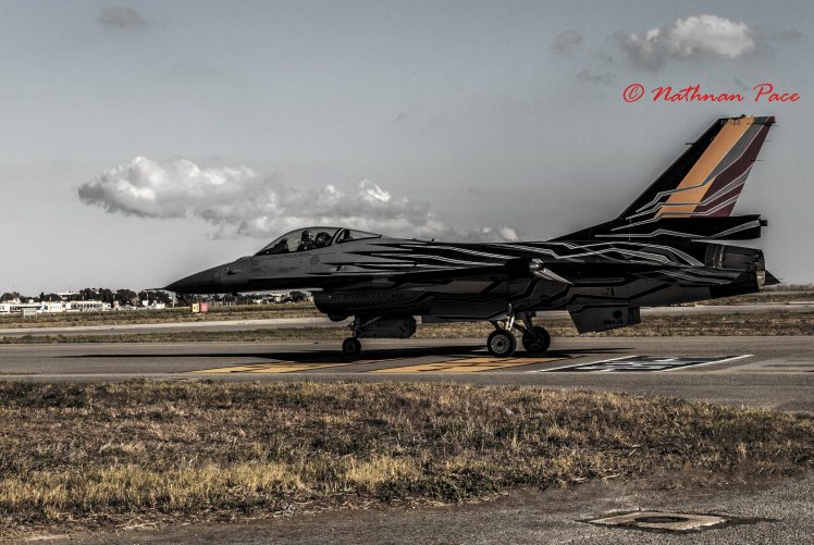 Malta, 2015, Jet fighter, General Dynamics F 16 Fighting Falcon, Belgium, Belgian Air Force HD Wallpaper Desktop Background