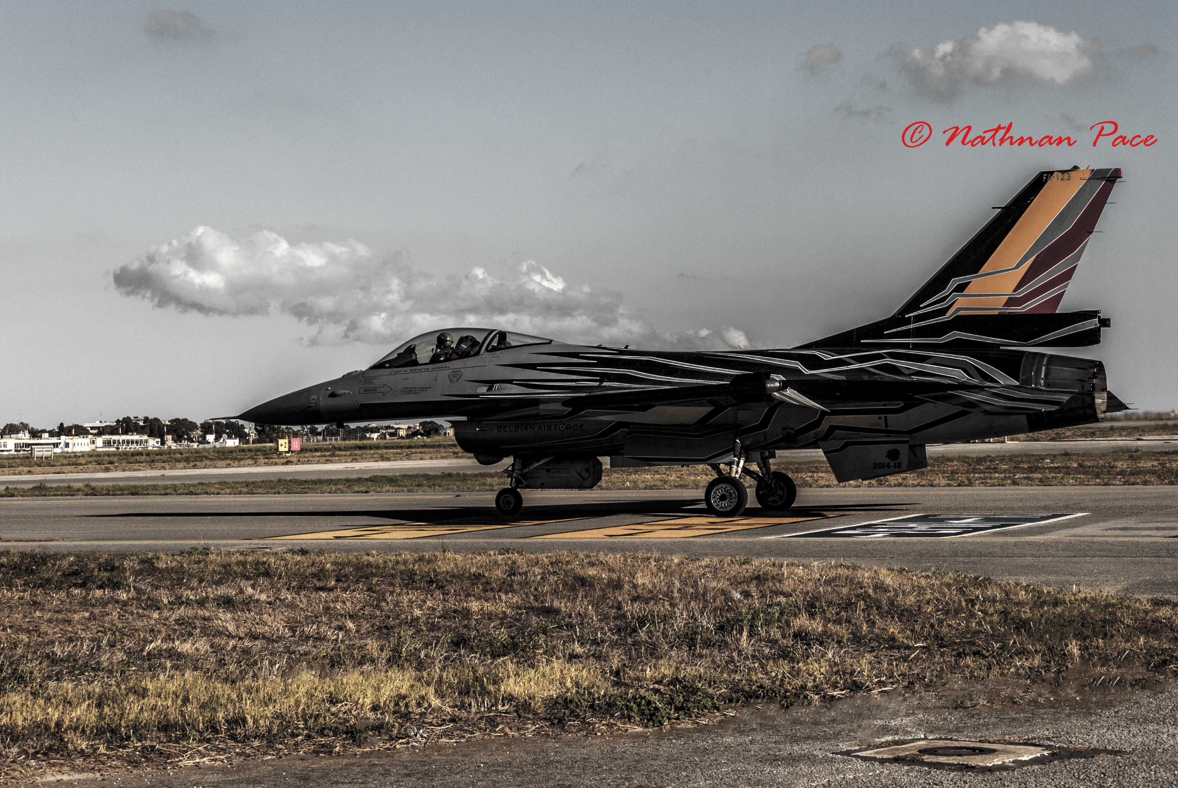 Malta, 2015, Jet fighter, General Dynamics F 16 Fighting Falcon, Belgium, Belgian Air Force Wallpaper