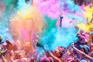 photography, Colorful, Powder, People