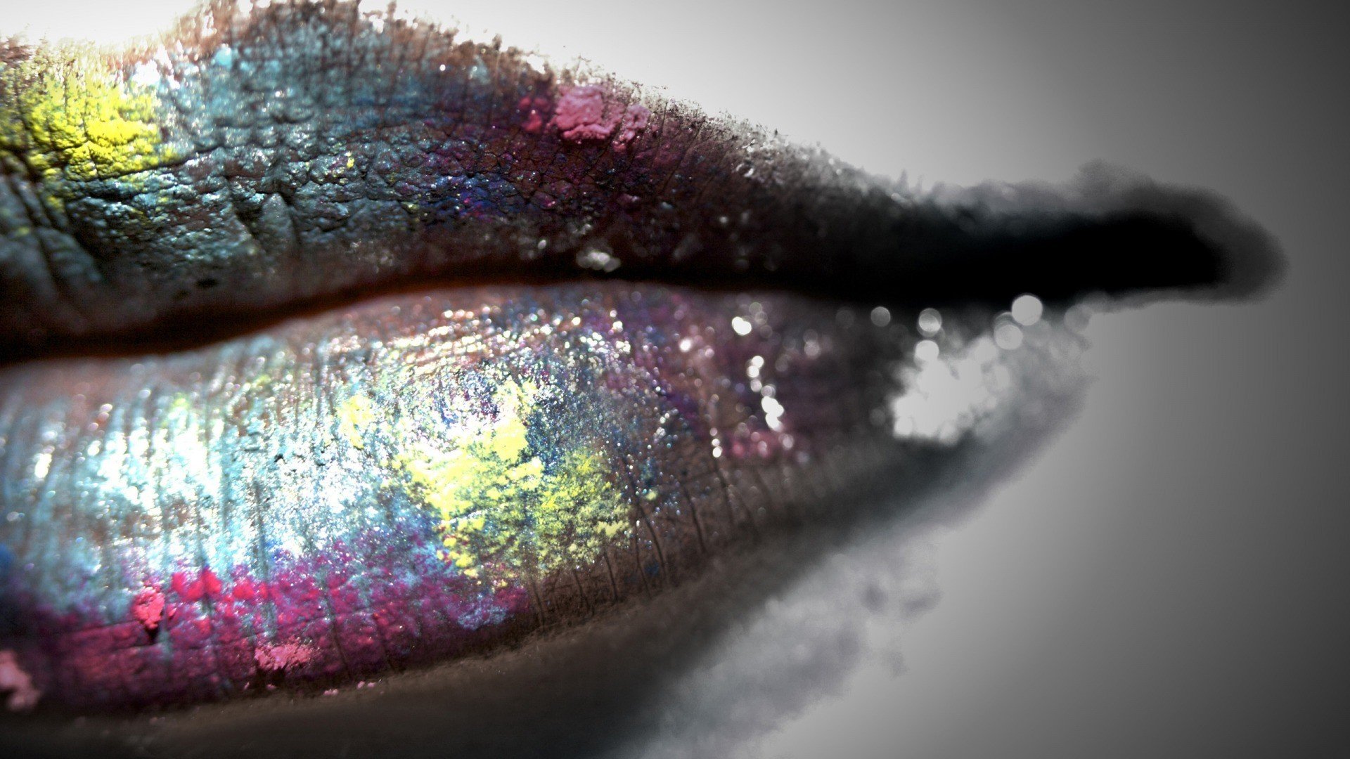 closeup, Lips Wallpaper