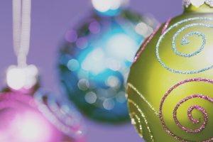 Christmas ornaments, Colorful