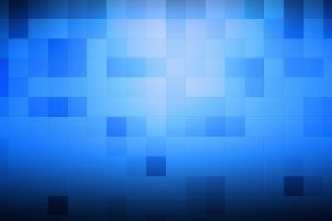 square, Blue, Pixels, Minimalism