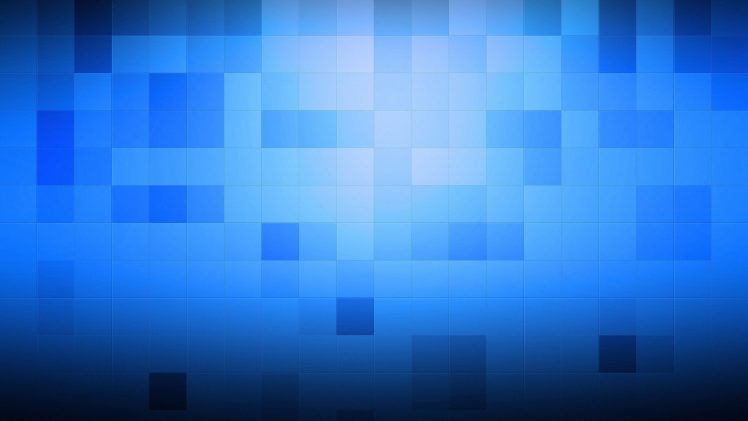 square, Blue, Pixels, Minimalism HD Wallpaper Desktop Background