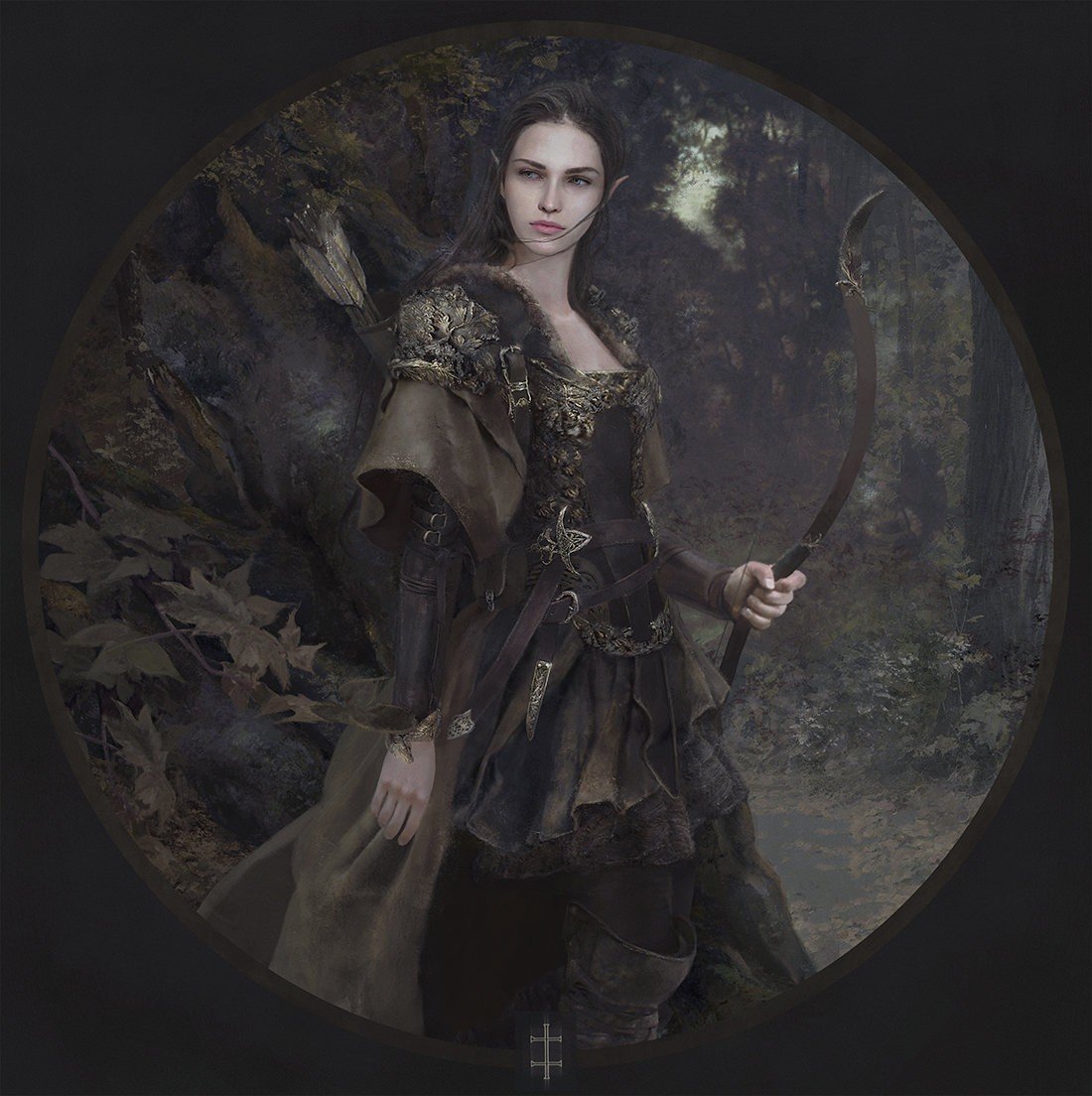 elves, Bows Wallpaper