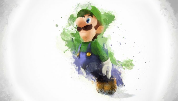 Super Smash Brothers, Luigi HD Wallpaper Desktop Background