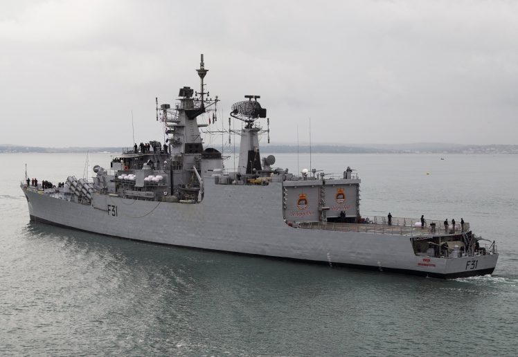 warship, INS Brahmaputra (F31) HD Wallpaper Desktop Background