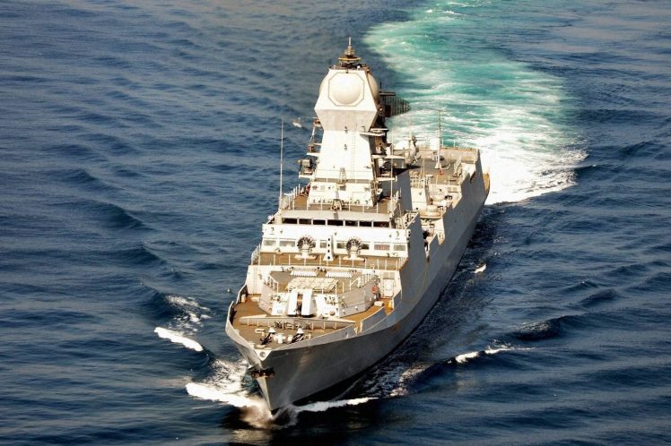 warship, Destroyer, Kolkata Class HD Wallpaper Desktop Background