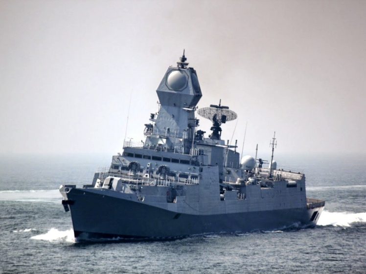 warship, Destroyer, Kolkata Class HD Wallpaper Desktop Background