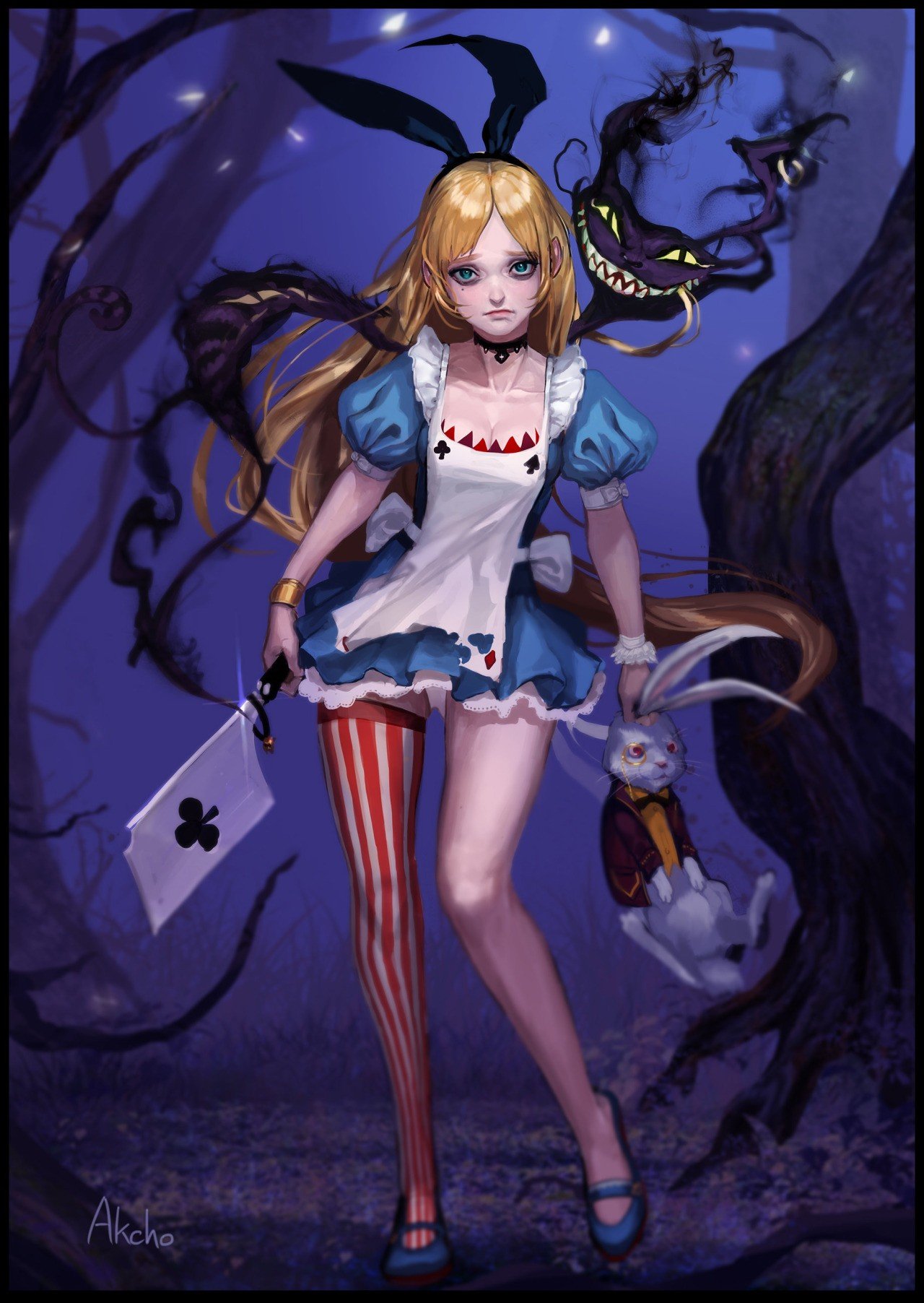 anime, Alice in Wonderland Wallpaper