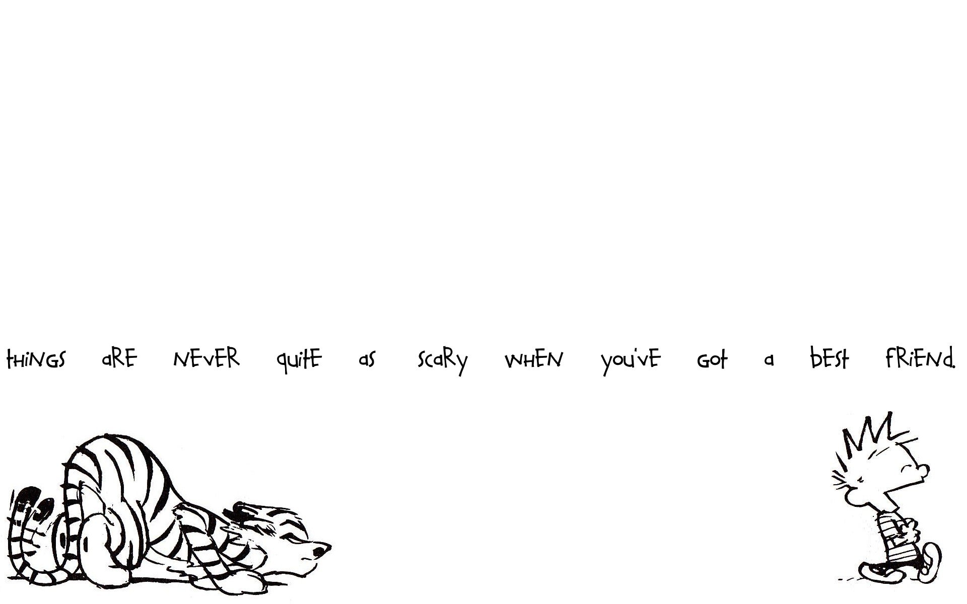 Calvin and Hobbes Wallpaper