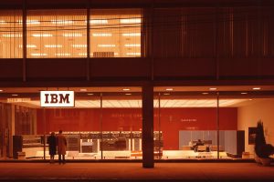 1980s, History, Office, IBM, Evening, Street