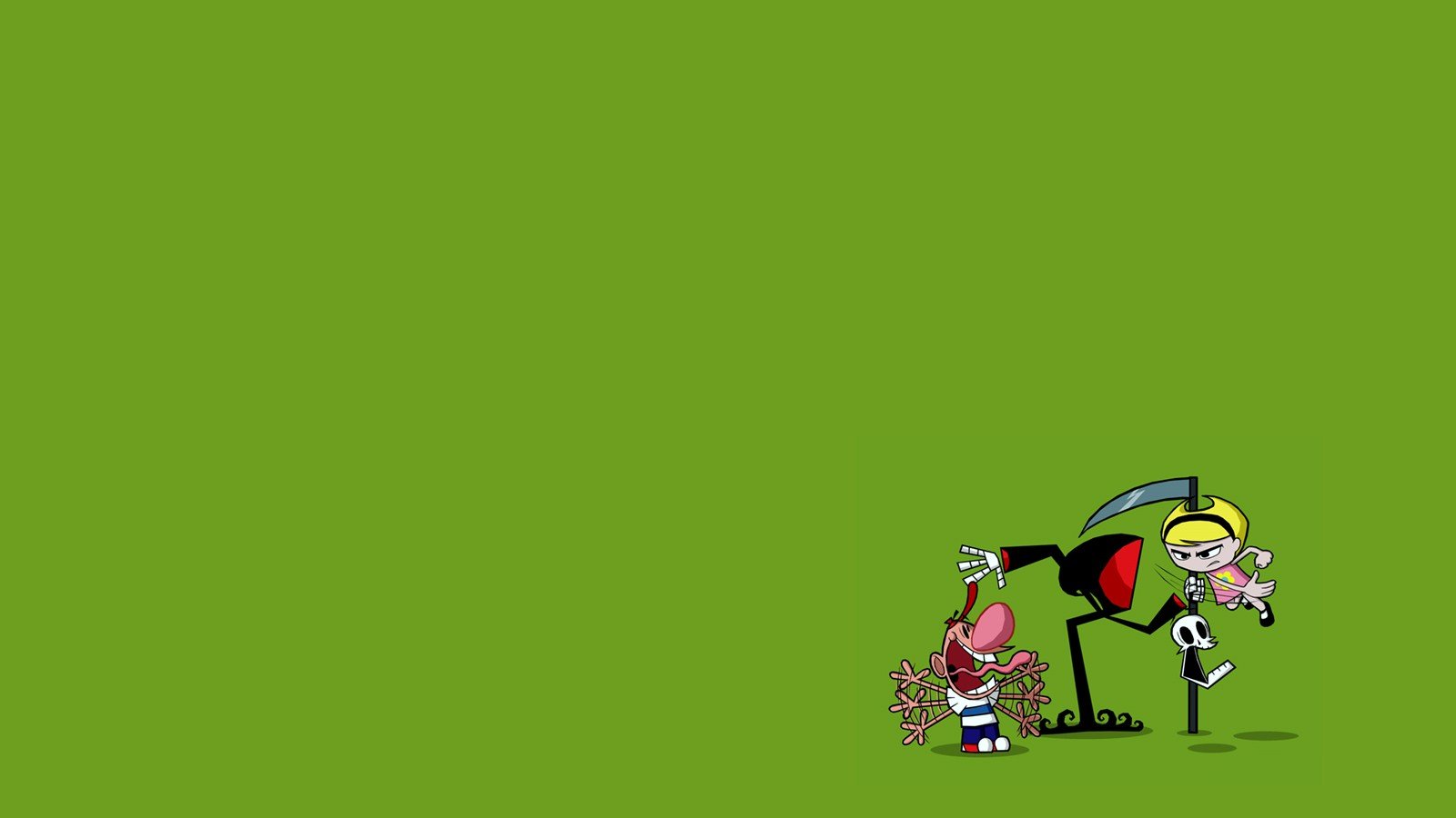minimalism, The Grim Adventures of Billy and Mandy Wallpaper