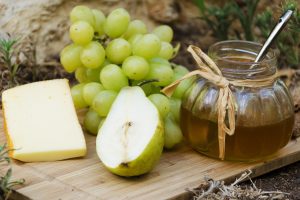 grapes, Honey, Food, Pears, Cheese