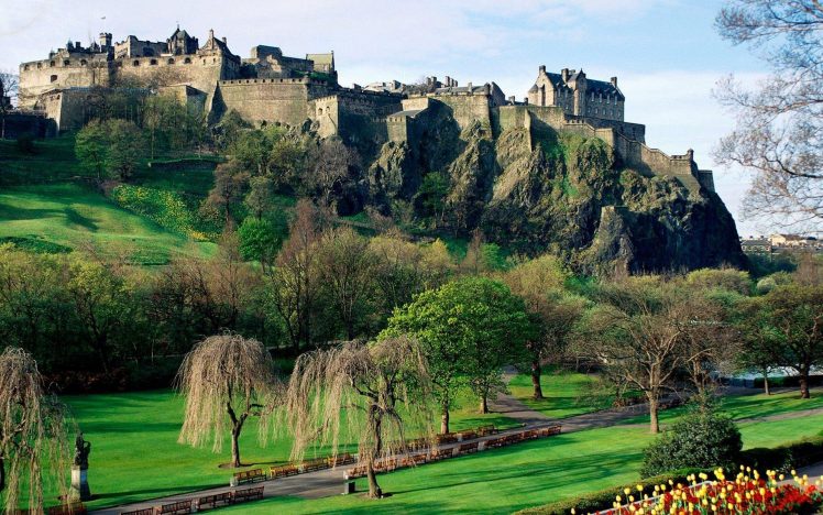 castle, Edinburgh HD Wallpaper Desktop Background