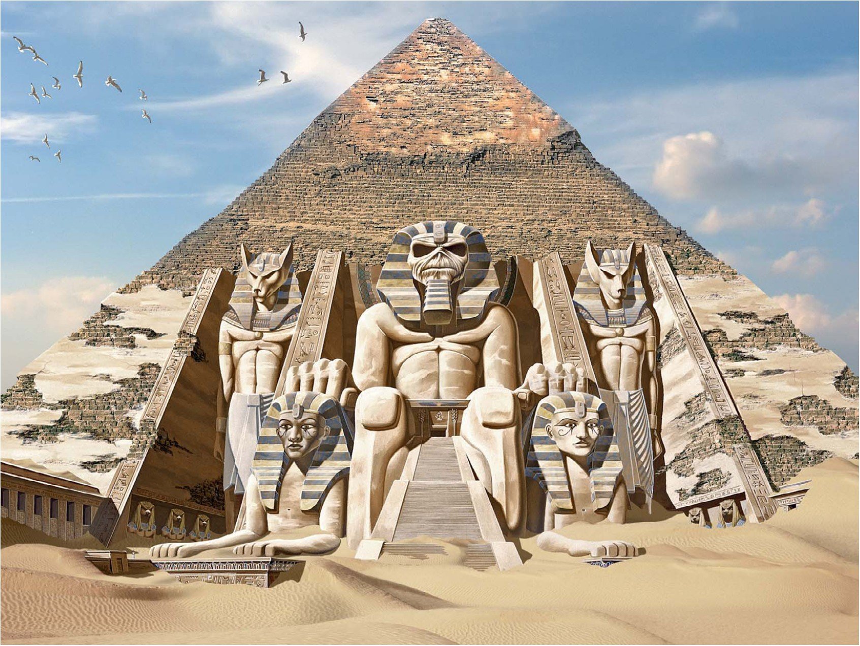 Egypt, Mythology, Gods, Anubis, Iron Maiden Wallpaper