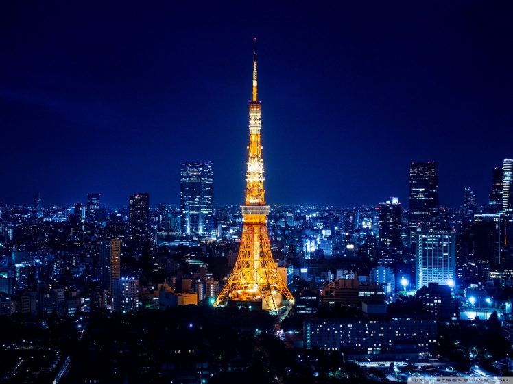 Japan, Tokyo Tower HD Wallpaper Desktop Background
