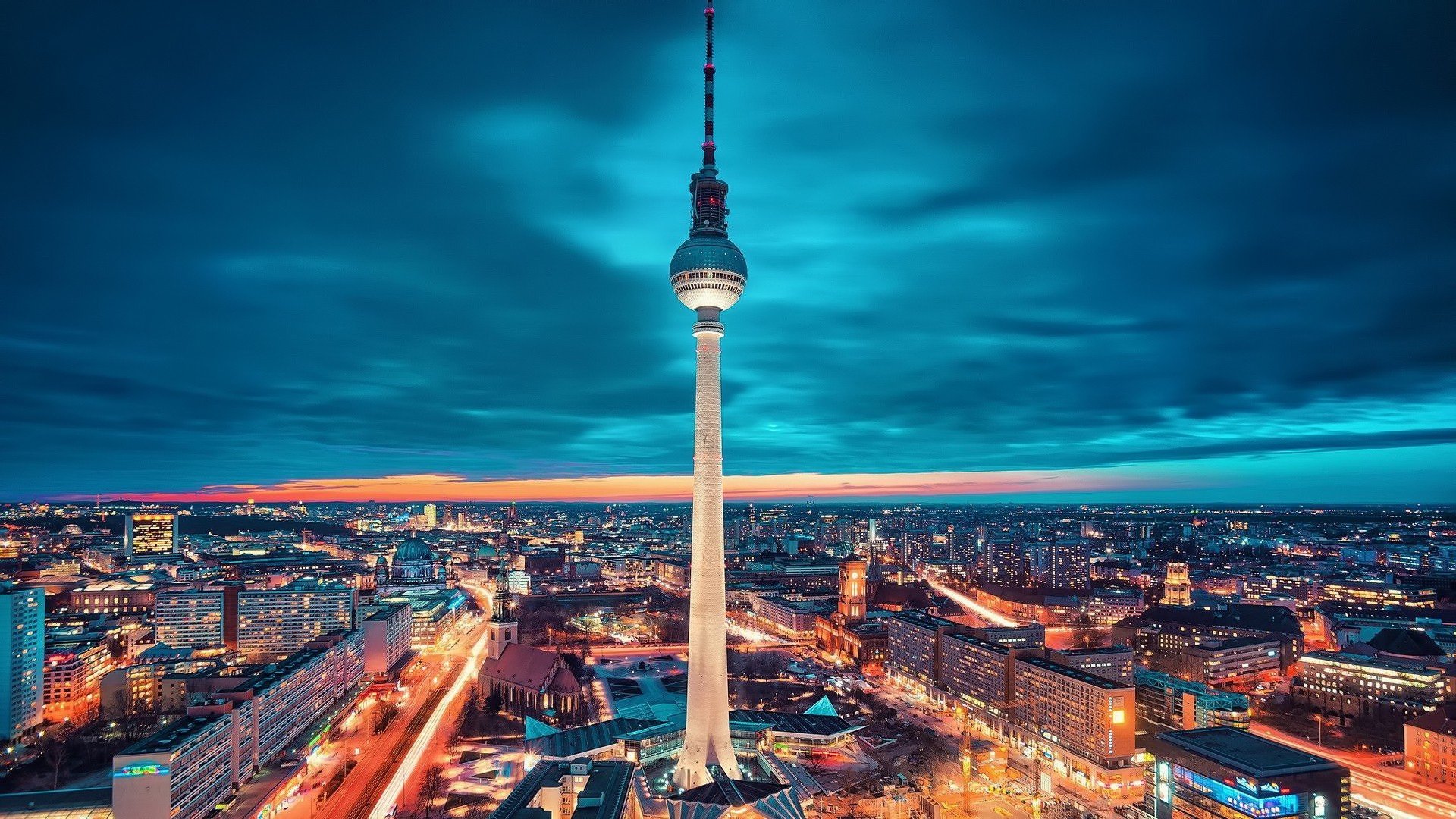 Berlin, Alexanderplatz, Fernsehturm Wallpapers HD / Desktop and Mobile