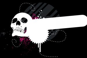 skull, Grunge, Vectors, Black background
