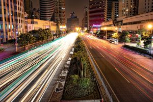 urban, Shanghai, Street, Lights, Long exposure, Road, HDR