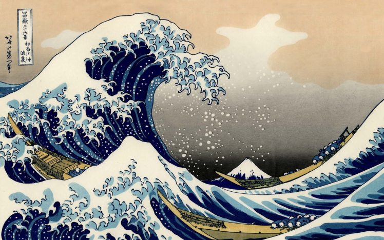 The Great Wave off Kanagawa HD Wallpaper Desktop Background