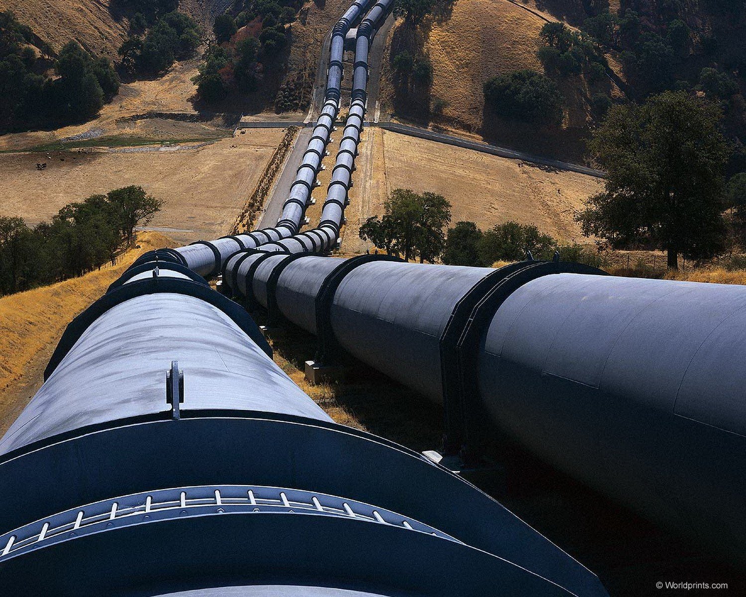 pipeline, Hill Wallpaper