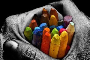 crayons, Selective coloring