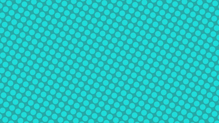 cyan, Polka dots, Tile HD Wallpaper Desktop Background