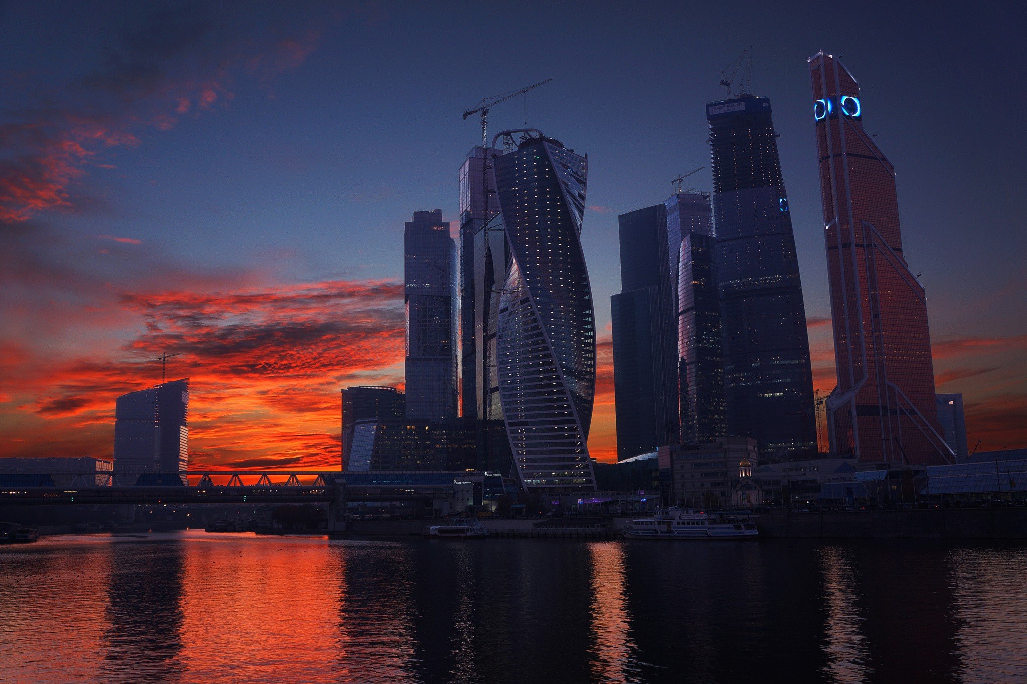city, Moscow Wallpaper